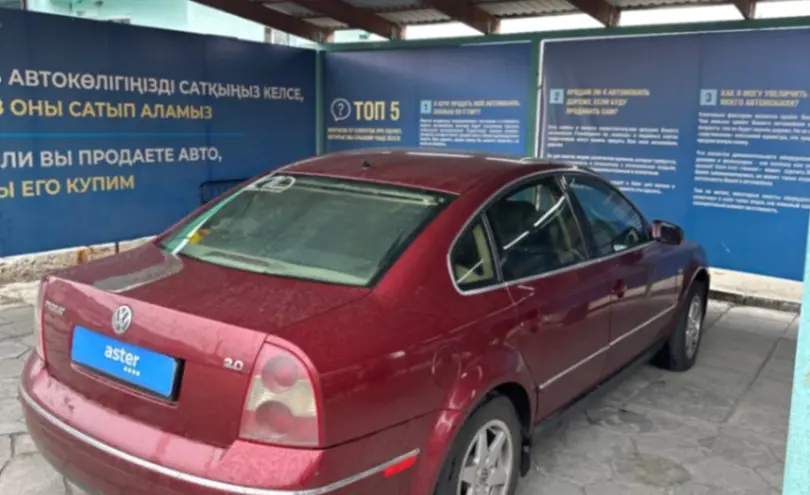 Volkswagen Passat 2002 года за 2 000 000 тг. в Талдыкорган фото 5