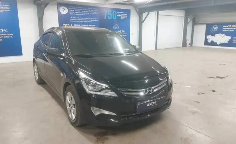 Hyundai Solaris 2015 года за 5 000 000 тг. в Астана фото 2