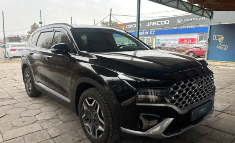Hyundai Santa Fe 2021 года за 16 000 000 тг. в Талдыкорган фото 3