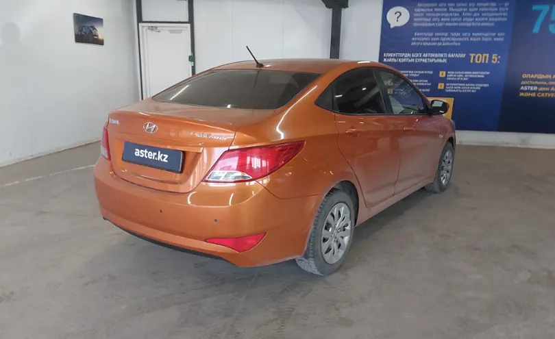 Hyundai Solaris 2015 года за 5 000 000 тг. в Астана фото 3