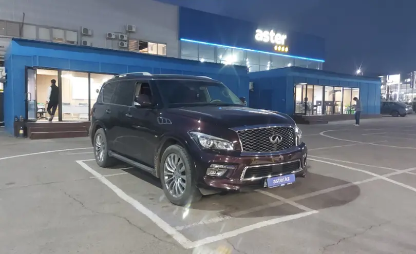 Infiniti QX80 2014 года за 17 000 000 тг. в Алматы фото 2