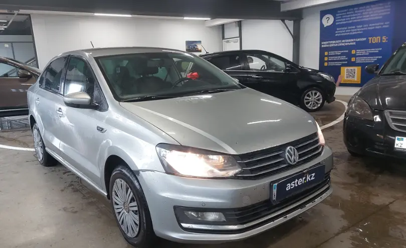 Volkswagen Polo 2018 года за 6 000 000 тг. в Астана фото 2