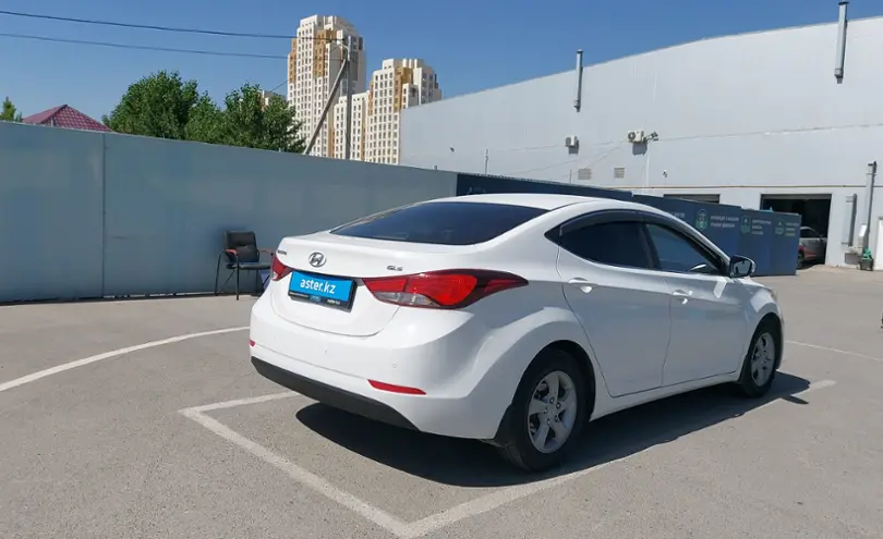 Hyundai Elantra 2014 года за 5 600 000 тг. в Шымкент фото 3