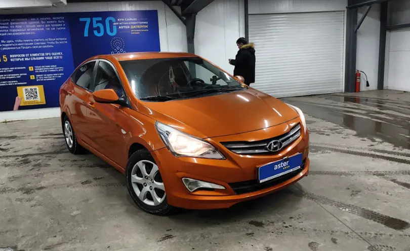 Hyundai Solaris 2014 года за 4 500 000 тг. в Астана фото 2