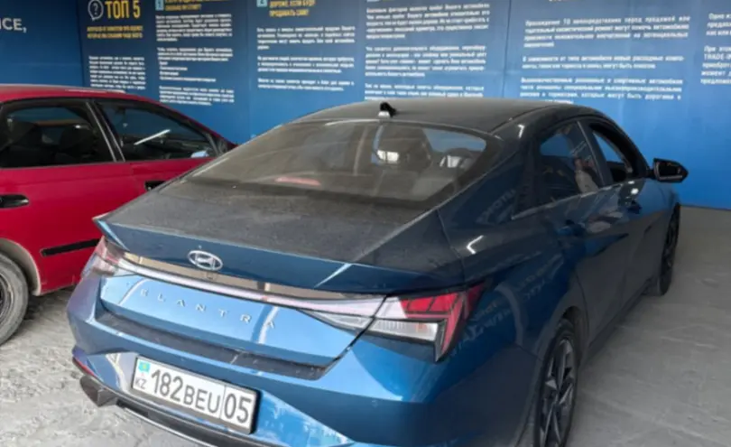Hyundai Elantra 2022 года за 8 200 000 тг. в Алматы фото 5