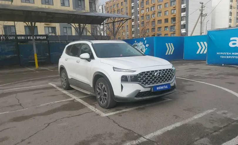 Hyundai Santa Fe 2021 года за 13 000 000 тг. в Алматы фото 2