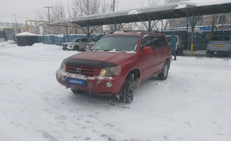 Toyota Highlander 2001 года за 5 289 000 тг. в Алматы