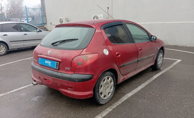 Peugeot 206 2003 года за 1 800 000 тг. в Тараз фото 5