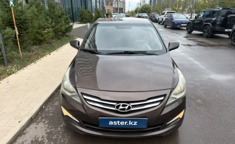 Hyundai Solaris 2015 года за 4 500 000 тг. в Астана фото 2