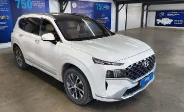 Hyundai Santa Fe 2021 года за 13 000 000 тг. в Астана фото 2