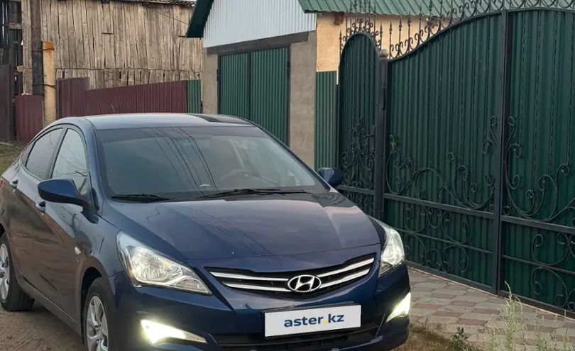 Hyundai Solaris 2015 года за 6 380 000 тг. в Астана фото 2