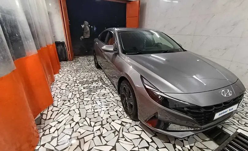 Hyundai Elantra 2021 года за 9 500 000 тг. в Тараз фото 3