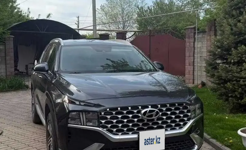 Hyundai Santa Fe 2021 года за 13 000 000 тг. в Алматы фото 2