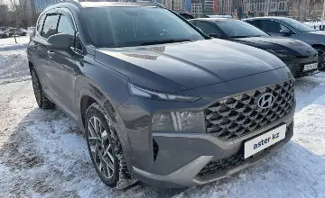 Hyundai Santa Fe 2021 года за 16 000 000 тг. в Астана фото 3