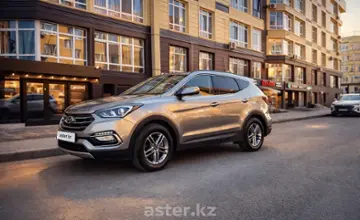 Hyundai Santa Fe 2017 года за 10 000 000 тг. в Алматы фото 2