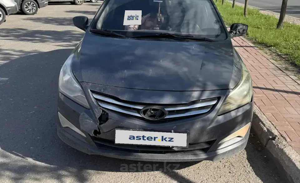 Hyundai Solaris 2015 года за 4 500 000 тг. в Астана фото 1